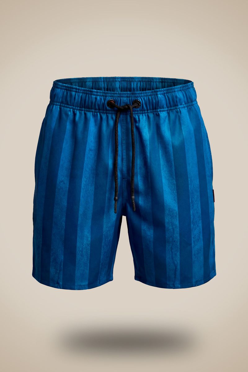 Short Mini Praia Magic Listra Bicolor