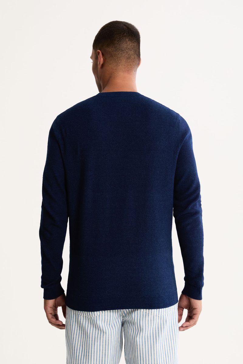 Casaco Tricot Indigo