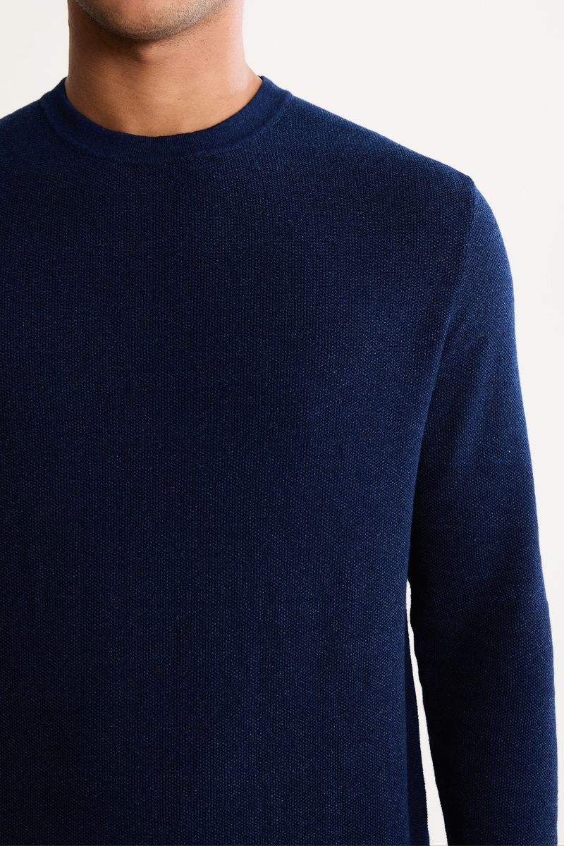 Casaco Tricot Indigo