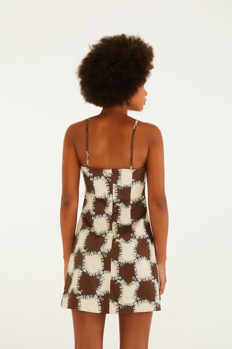 Vestido Curto Estampado Ritmo Carioca