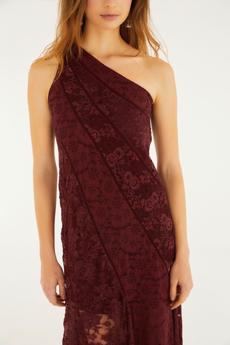 Vestido Nesga Patch De Renda