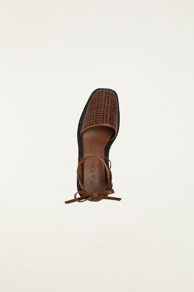 Flatform Fechada Tela Tramada Com Amarra