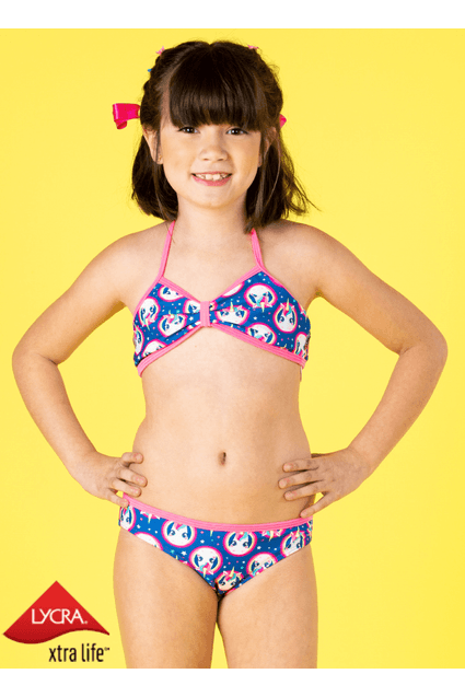 Infantil Meninas Biquini Maio Puket Off Premium Mobile