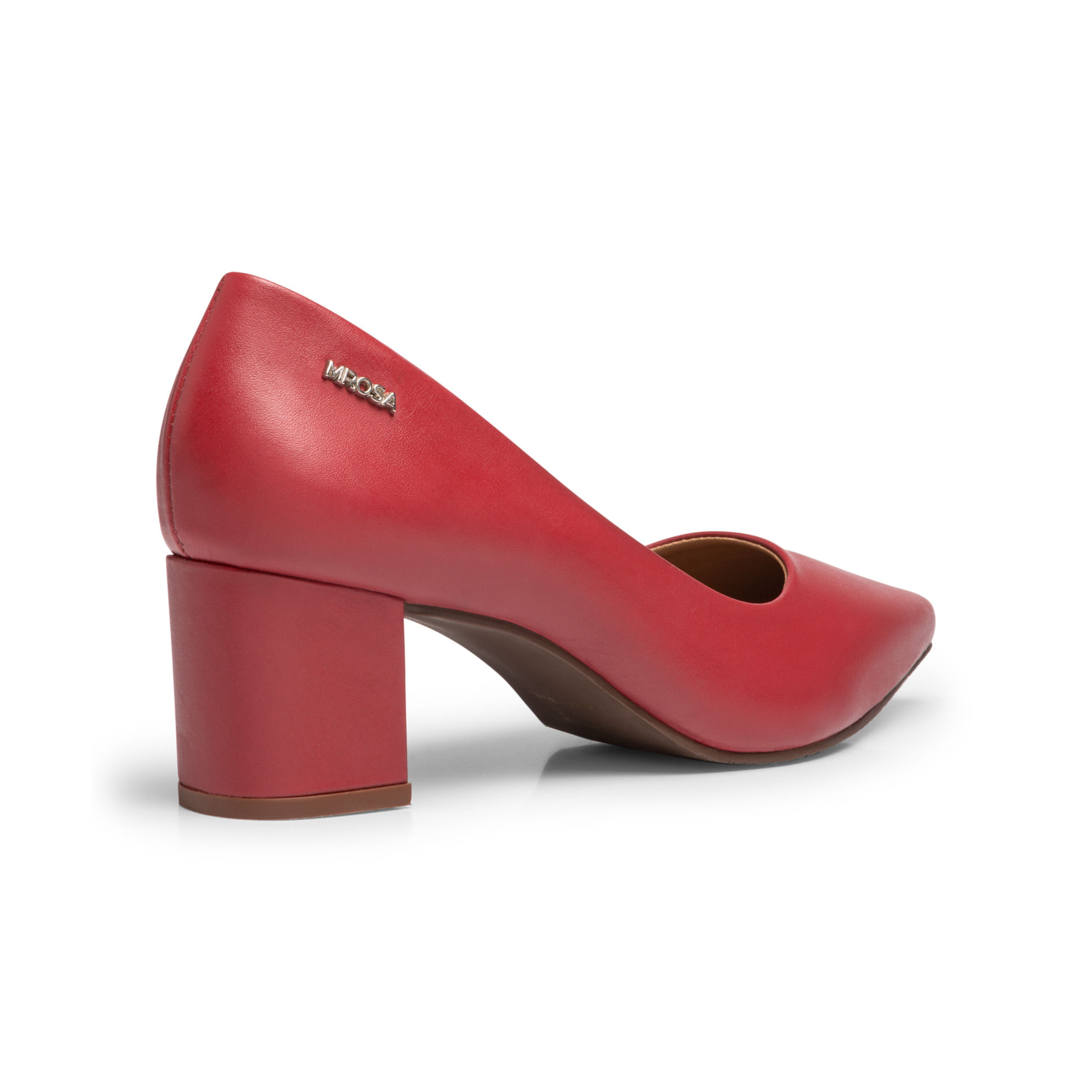 salto vermelho embaixo