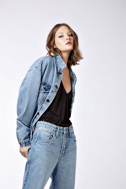 jaqueta jeans promoção feminina