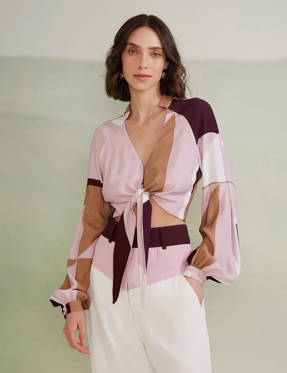 blusa amarracao lenco cris