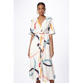 Vestido manga curta luci multi unica Menor preço em Vestido manga curta luci multi unica