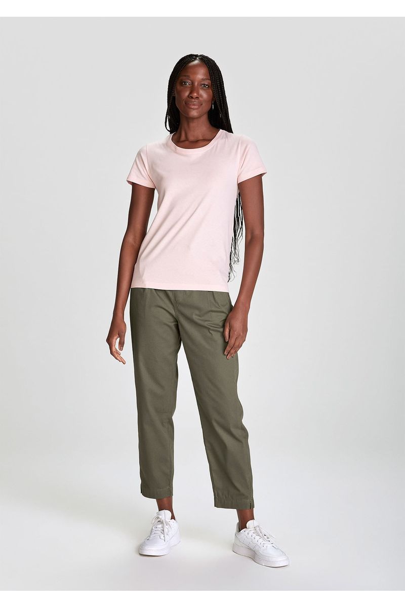 Blusa Básica Feminina Manga Curta
