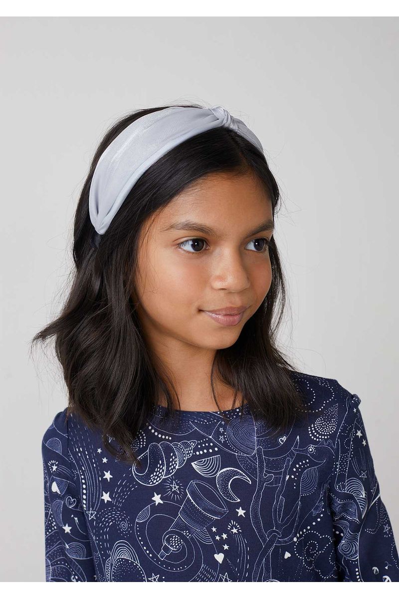 Tiara De Nó Infantil Menina Em Cetim