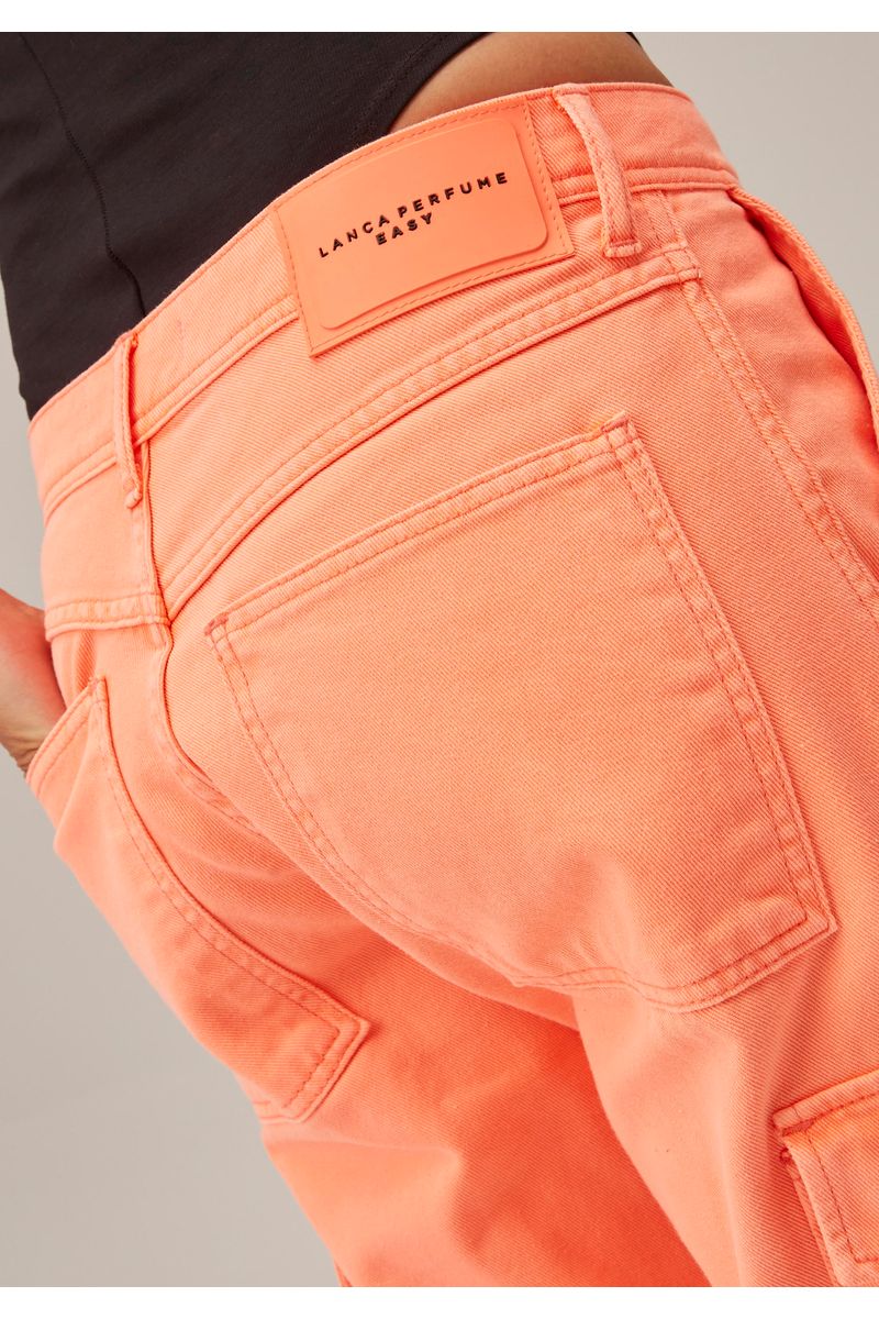 Calça Sarja Reta Cargo Low
