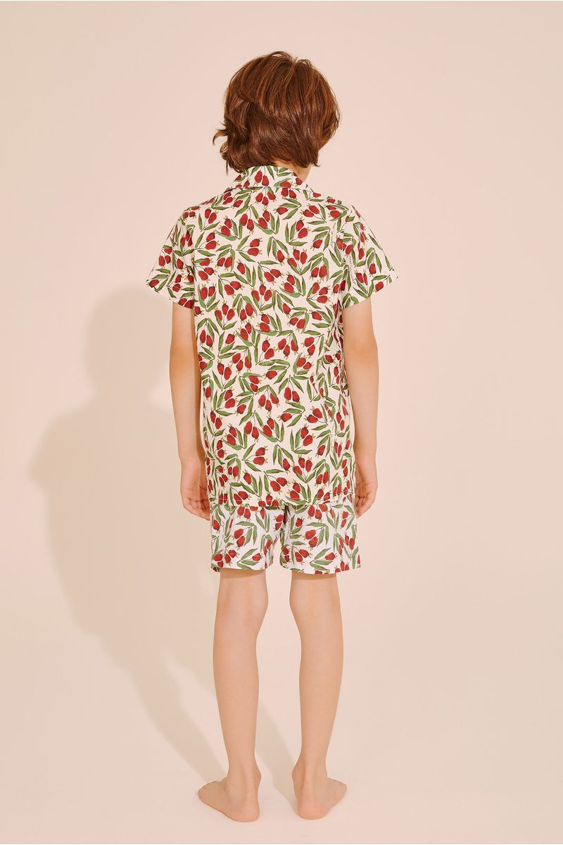 Camisa Infantil Cereja
