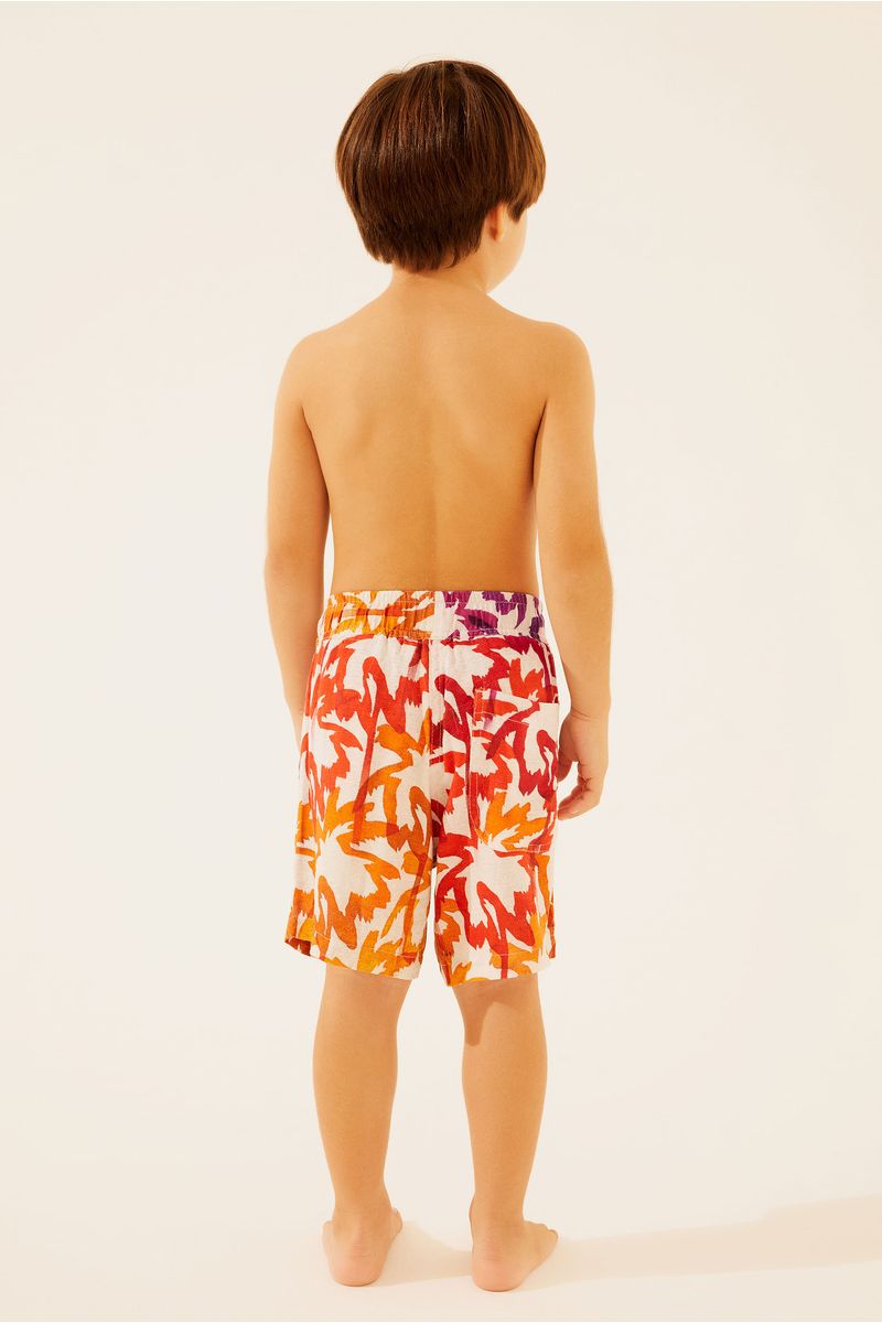 Short Infantil Curto Coqueiro Color