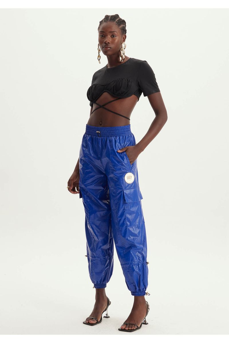 Calça Jogging Cintura Alta