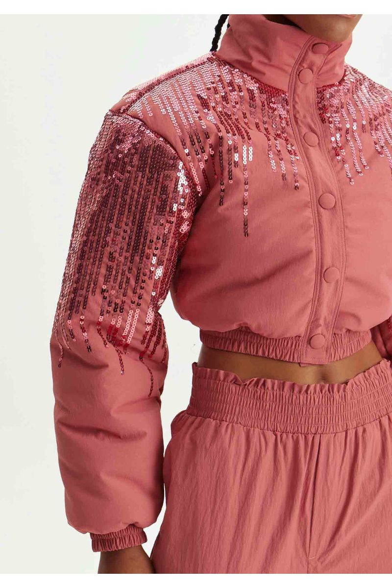 Jaqueta Puffer Cropped