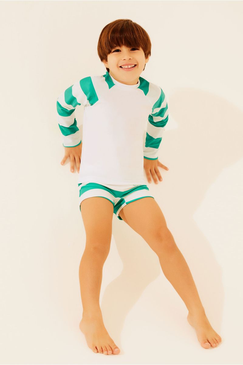 Blusa Infantil Manga Longa Atlântico