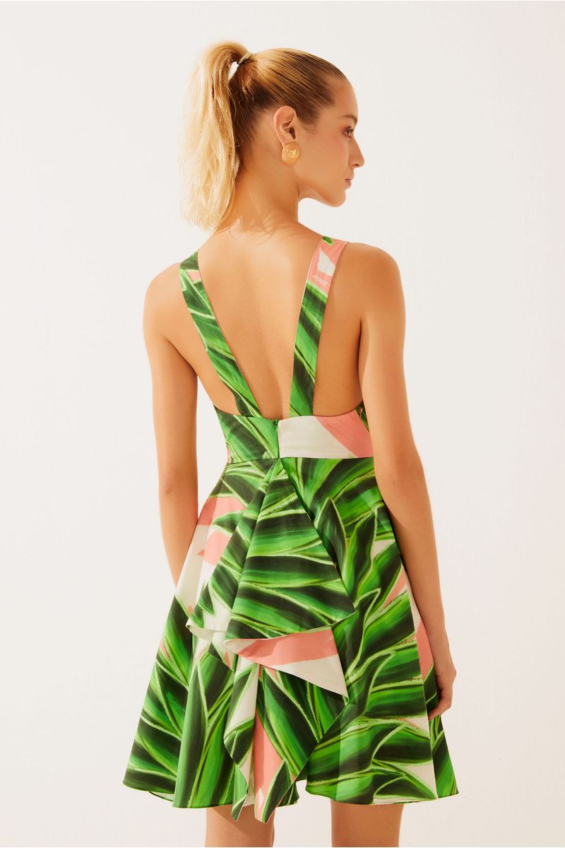 Vestido Curto Palmeira