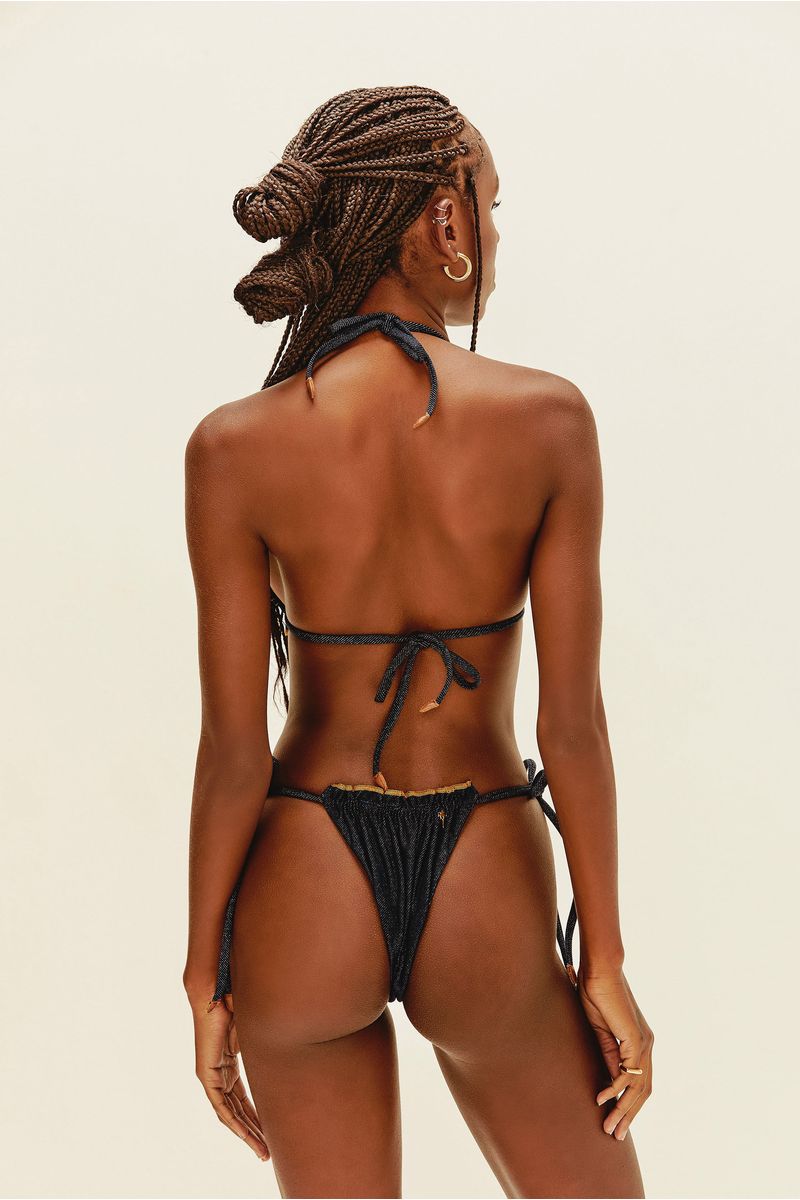 Biquíni Calcinha Lacinho com Detalhe Lastéx Sunset