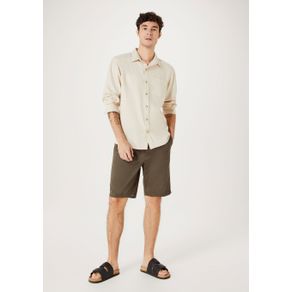 Bermuda Básica Masculina Em Sarja