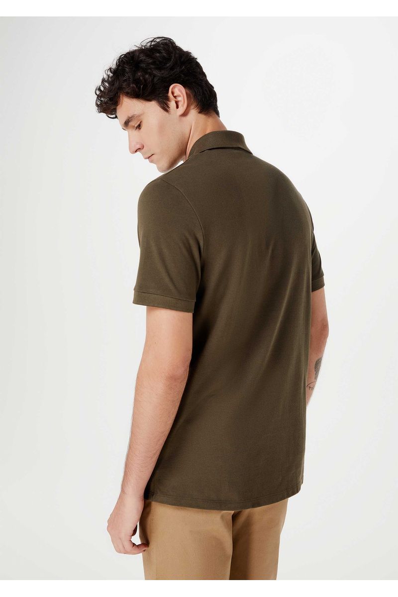 Camisa Polo Básica Masculina Em Piquet