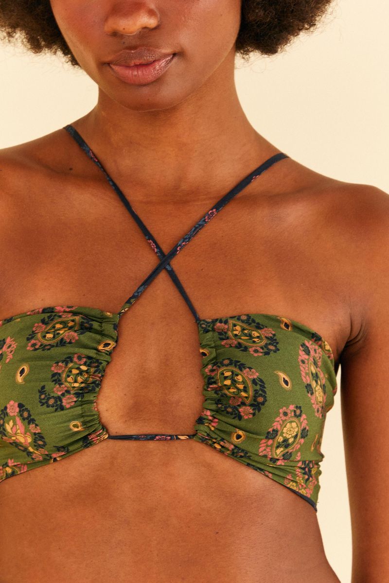 Top Estampado Jardim Paisley