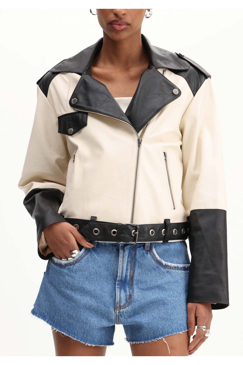 Jaqueta De Couro Biker