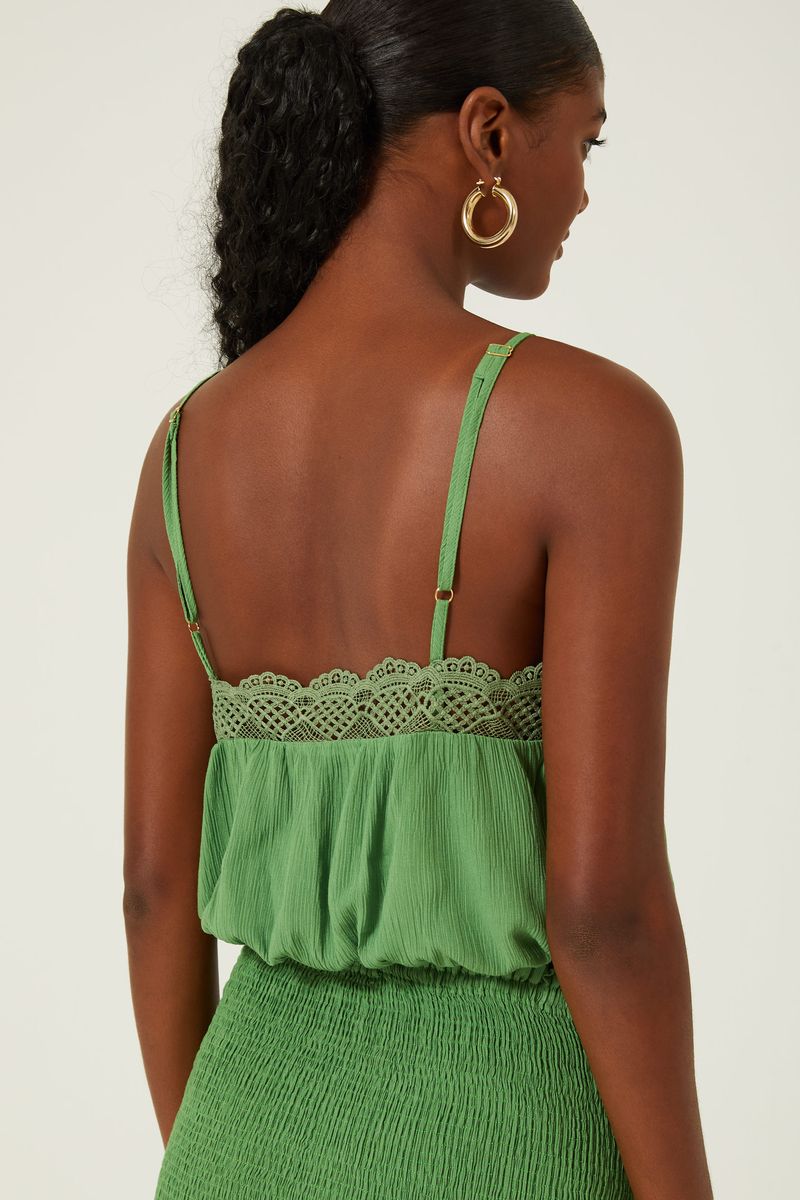 Blusa Decote Renda