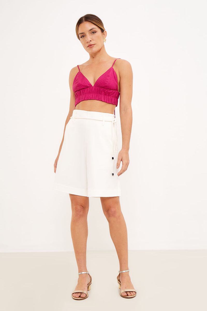 Top Estampa Cosmos Uva