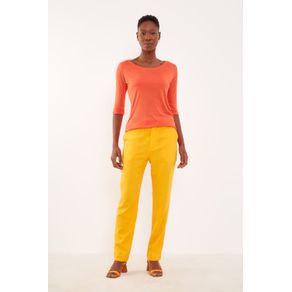 Blusa Malha Decote Canoa CORAL ALLURE