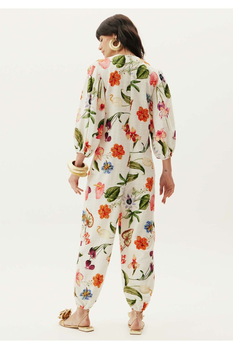 Macacão Longo Estampado