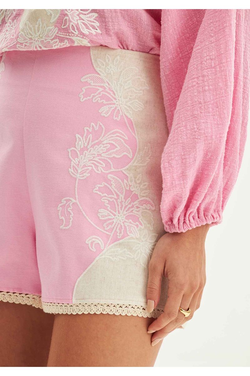 Short Comfort Bordado
