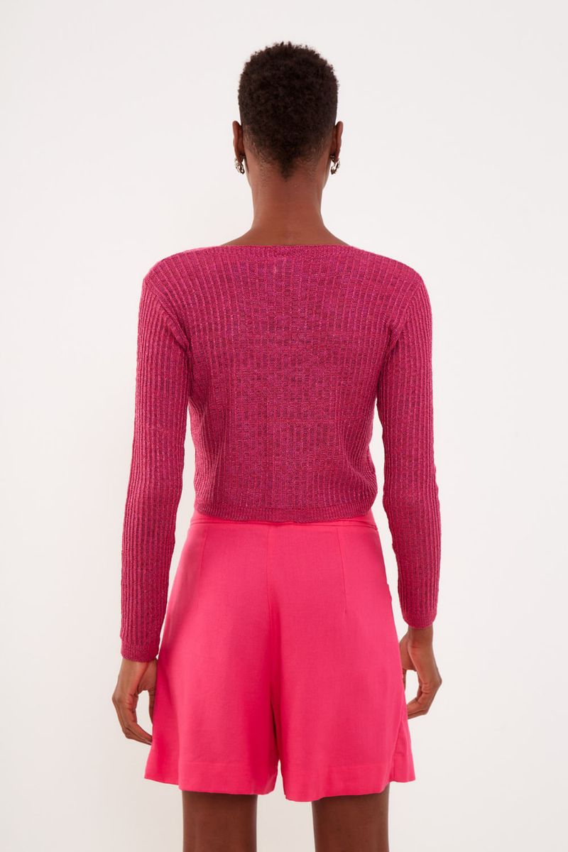 Short Linho Casual Amarração
