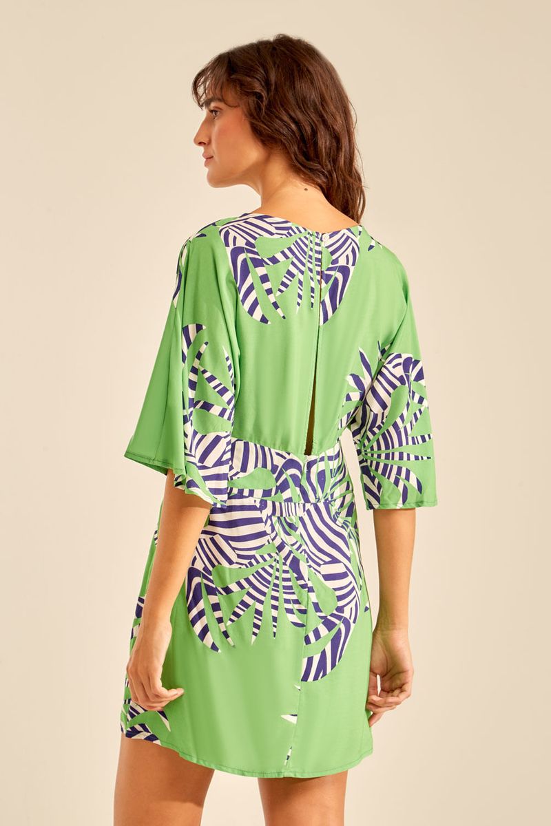 Vestido Estampa Tuca Curto