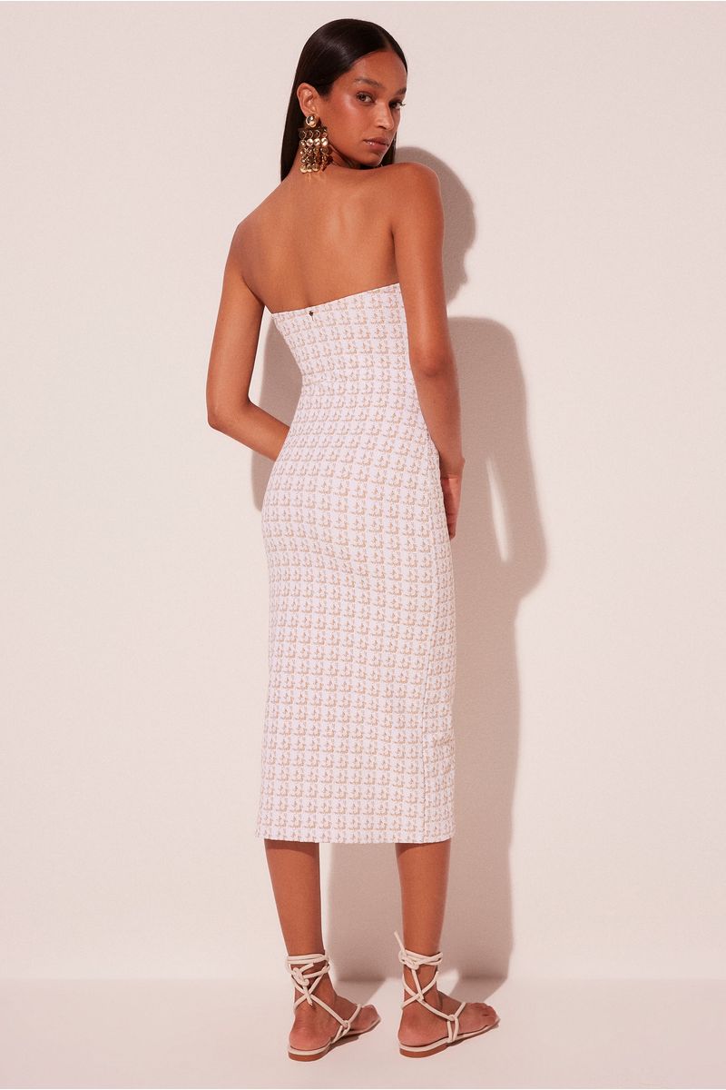 Vestido Midi Tweed Dia
