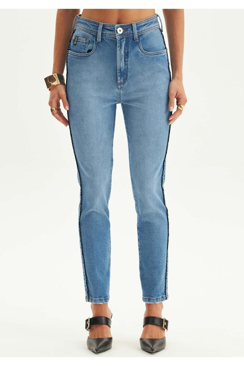 Calça Jeans Skinny Super High