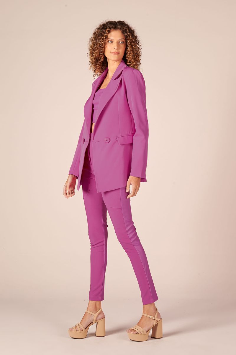 BLAZER 6 BOTOES -MAXI PINK