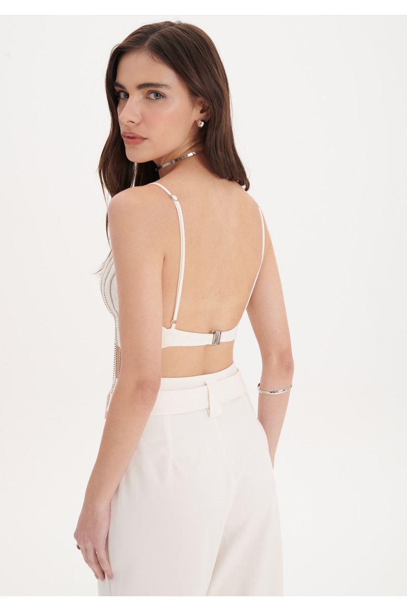 Top Cropped com Brilho
