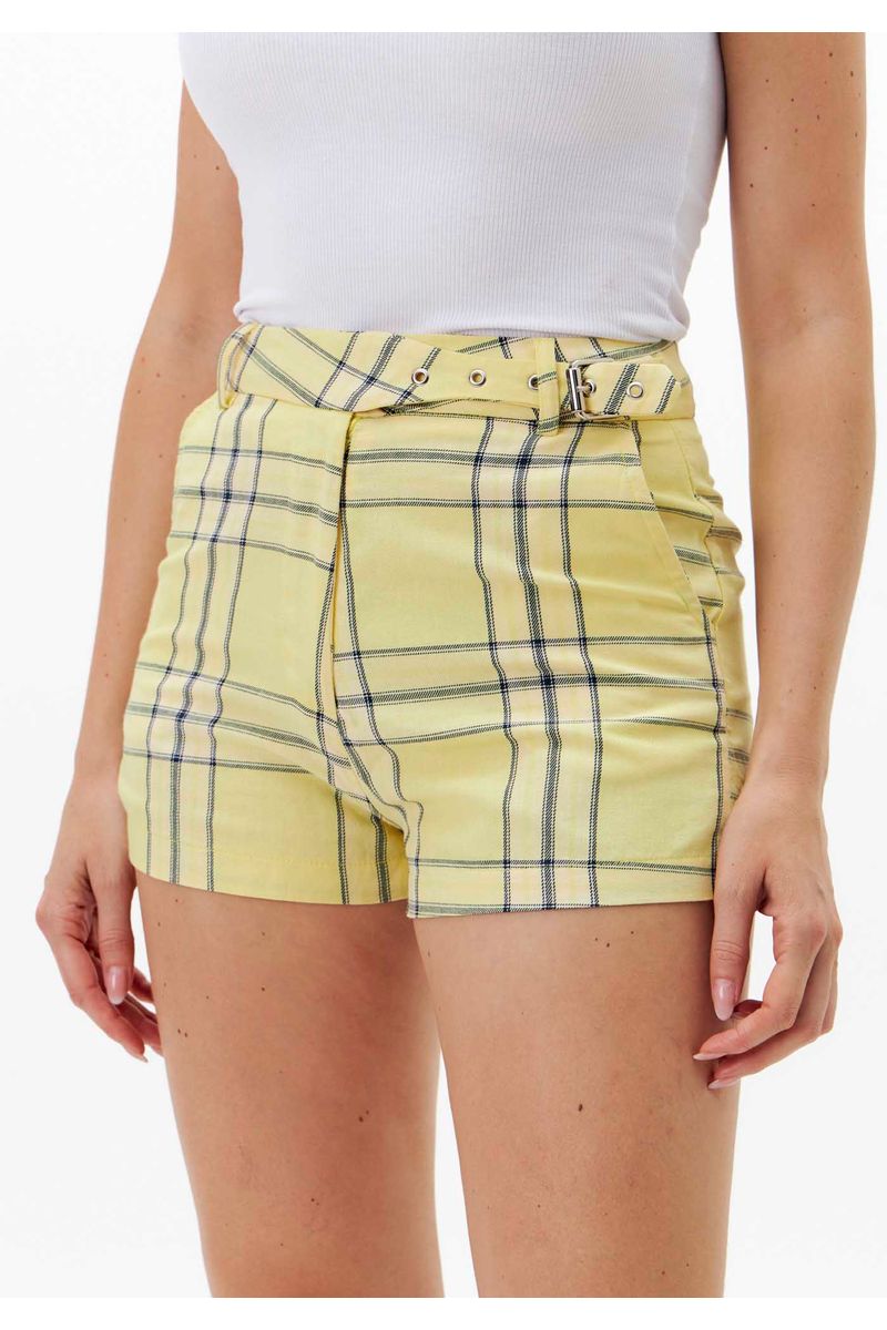 Short Alfaiataria com Fivela