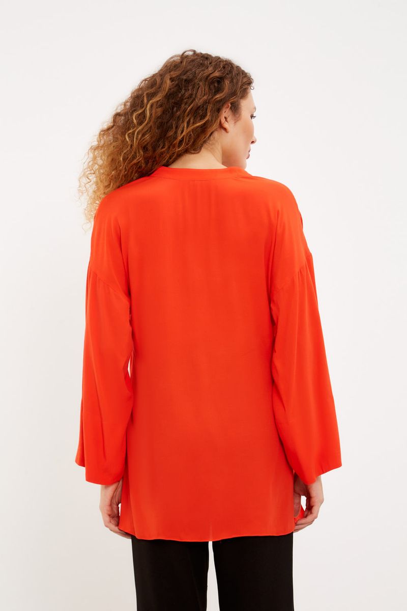 Blusa Decote v Ampla