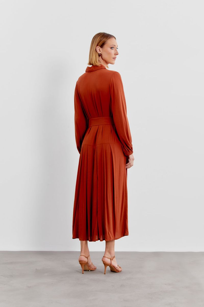 Vestido Longo Crepe