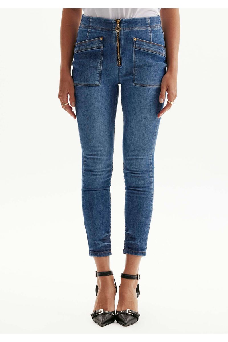 Calça Jeans Skinny Super High