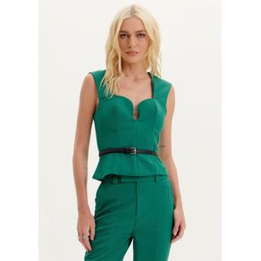 Blusa Alfaiataria Sem Mangas