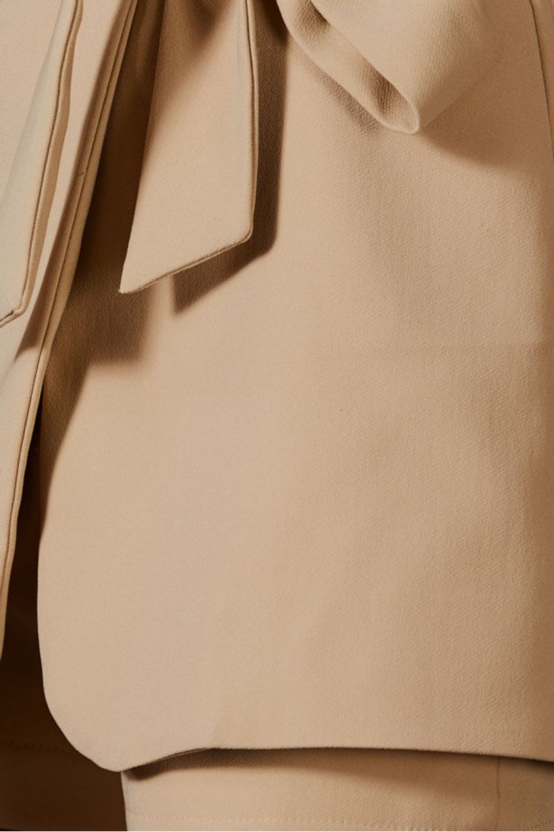 Vestido Curto Elisa - Bege Roma