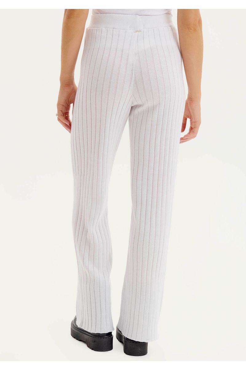 Calça Wide Leg Tricot