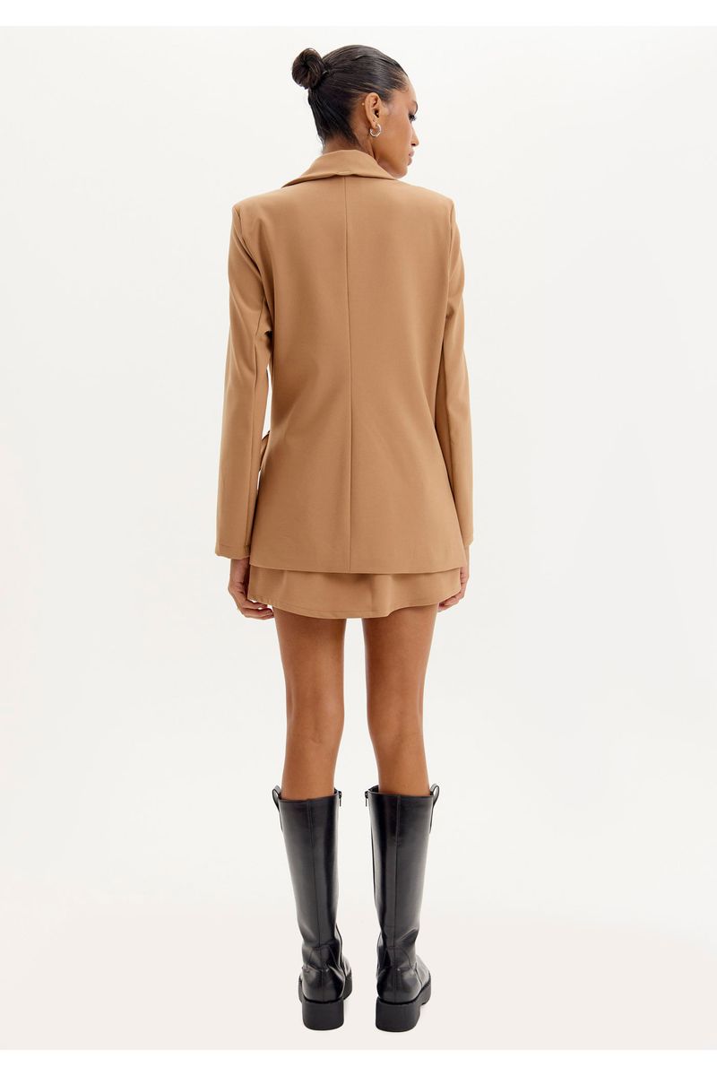 Blazer Alongado com Fivela