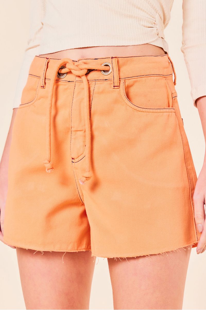 SHORT SARJA COM ILHOS E CADARCO -TOPAZIO