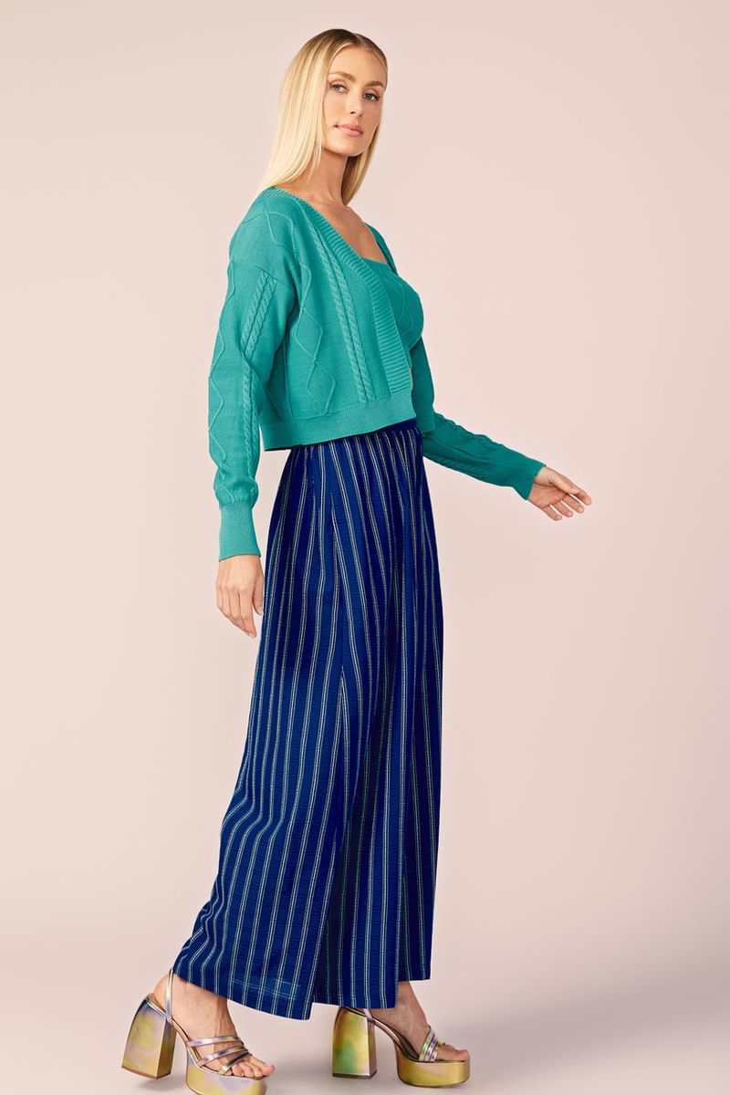 TWIN SET PONTO TRANCA TRICOT -GRAMA