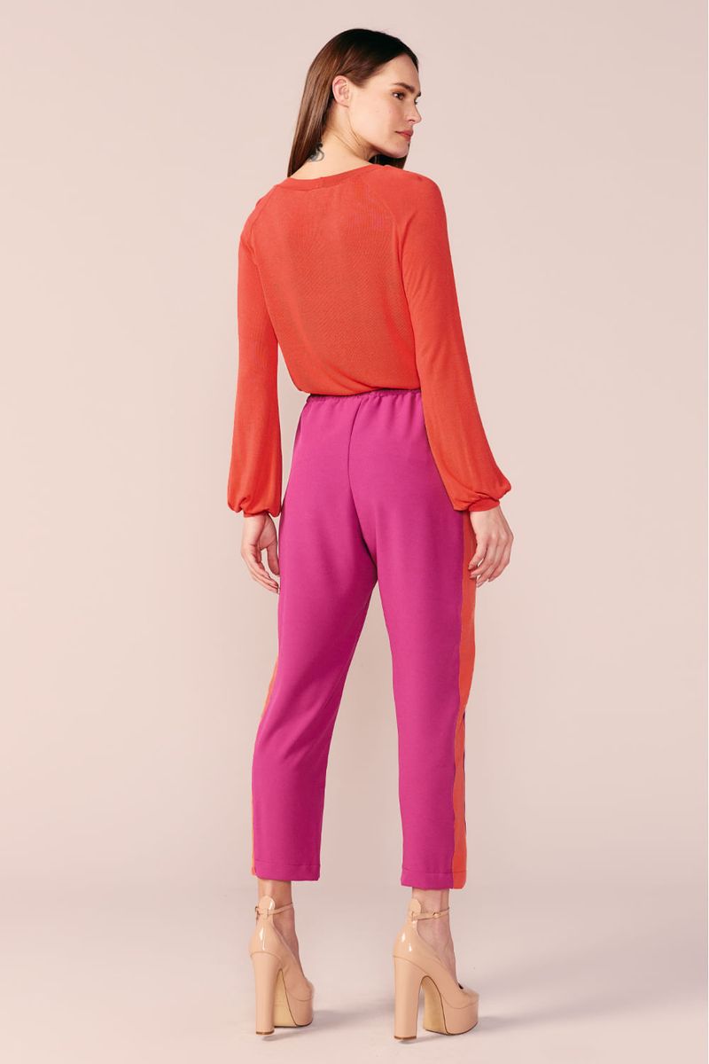 BLUSA CANOA MALHA TRICOT -TERRACOTA
