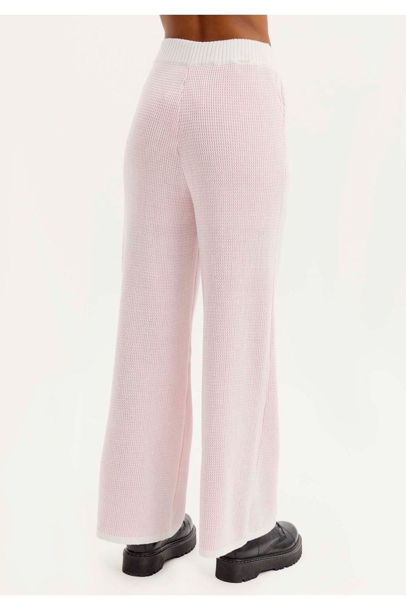 Calça Wide Leg Tricot