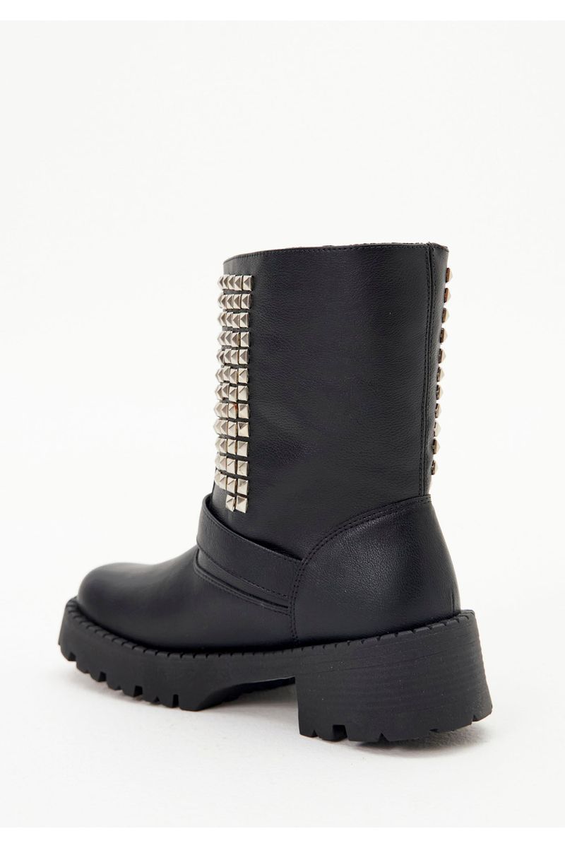 Bota Cano Curto com Rebites