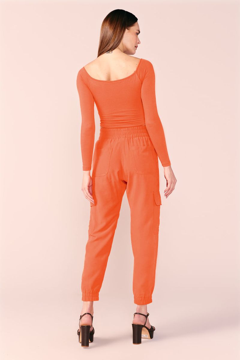 BLUSA CROPPED FRANZIDA -TERRACOTA